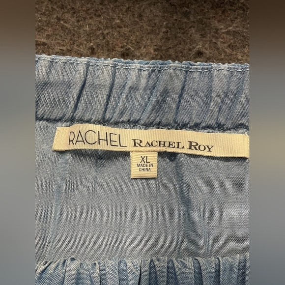 Rachel Rachel Roy Off-The-Shoulder Chambray Dress – XL – NWT – $102 Retail - Picture 6 of 9